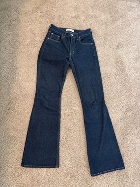 Abercrombie & Fitch Dark Indigo Flare Jeans